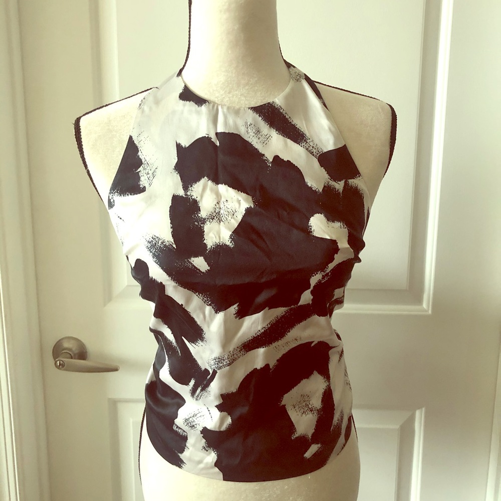 NWT 100% Silk Halter Top